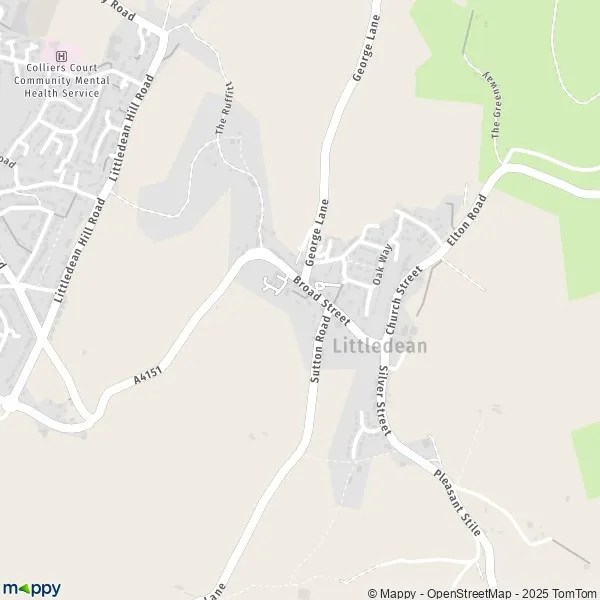 Map Cinderford map of Cinderford (GL14 2) and practical information